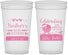 Personalized Baby Shower 32 oz Stadium Cups - Little Lady On The Way | 90023