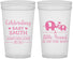 Personalized Baby Shower 32 oz Stadium Cups - Peanut On The Way | 90027
