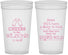 Personalized Baby Shower 32 oz Stadium Cups - Cheers Bottle | 90031