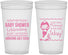 Personalized Baby Shower 32 oz Stadium Cups - Mermaid On Her Way | 90046