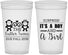 Personalized Baby Shower 32 oz Stadium Cups - Gender Reveal Boy Or Girl | 90063