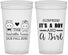 Personalized Baby Shower 32 oz Stadium Cups - Gender Reveal Boy Or Girl | 90064