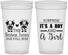 Personalized Baby Shower 32 oz Stadium Cups - Twins Baby Cows | 90067