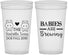 Personalized Baby Shower 32 oz Stadium Cups - Twins Baby Hippos | 90069