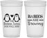 Personalized Baby Shower 32 oz Stadium Cups - Twins Baby Penguins | 90070