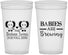 Personalized Baby Shower 32 oz Stadium Cups - Twins Baby Elephant | 90071