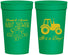 Personalized Baby Shower 32 oz Stadium Cups - Tractor | 90109