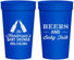 Personalized Baby Shower 32 oz Stadium Cups - Beers And Baby Talk | 90117