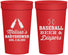 Personalized Baby Shower 32 oz Stadium Cups - Baseball Beer Diapers | 90132