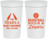 Personalized Baby Shower 32 oz Stadium Cups - Basketball Beer Diapers | 90133