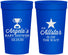 Personalized Baby Shower 32 oz Stadium Cups - Allstar On The Way | 90140