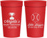 Personalized Baby Shower 32 oz Stadium Cups - Baseball Little Slugger | 90145
