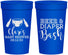 Personalized Baby Shower 32 oz Stadium Cups - Beer Diapers Bash | 90151