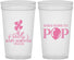 Personalized Baby Shower 32 oz Stadium Cups - Shes Going To Pop | 90157