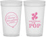 Personalized Baby Shower 32 oz Stadium Cups - Shes Going To Pop | 90160