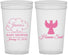 Personalized Baby Shower 32 oz Stadium Cups - Heaven Sent | 90166