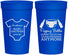 Personalized Baby Shower 32 oz Stadium Cups - Popping Bottles | 90169