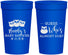 Personalized Baby Shower 32 oz Stadium Cups - Owl Whos Almost Due | 90170