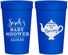 Personalized Baby Shower 32 oz Stadium Cups - Baby Is Brewing | 90172