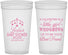Personalized Baby Shower 32 oz Stadium Cups - Little Girls Best Friend | 90173