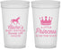Personalized Baby Shower 32 oz Stadium Cups - Little Princess | 90174