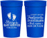 Personalized Baby Shower 32 oz Stadium Cups - Footprints | 90176