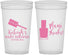 Personalized Baby Shower 32 oz Stadium Cups - Mani Thanks | 90184