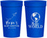 Personalized Baby Shower 32 oz Stadium Cups - Hello World | 90185