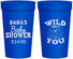 Personalized Baby Shower 32 oz Stadium Cups - Lion Wild About You | 90186