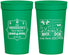 Personalized Baby Shower 32 oz Stadium Cups - Christmas Gender Reveal | 90194