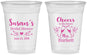Custom Bridal Shower 16 oz Soft Sided Clear Cups - Future Mrs | 100005