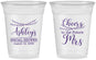 Custom Bridal Shower 16 oz Soft Sided Clear Cups - Future Mrs | 100018