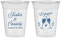 Custom Engagement 16 oz Soft Sided Clear Cups - Engaged | 10013