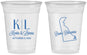 Custom Wedding 16 oz Soft Sided Clear Cups - Delaware | 107