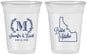 Custom Wedding 16 oz Soft Sided Clear Cups - Idaho | 111