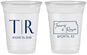 Custom Wedding 16 oz Soft Sided Clear Cups - Kansas | 115