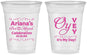 Custom Bat Mitzvah 16 oz Soft Sided Clear Cups - 12th Birthday Oy Vey | 120008
