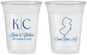 Custom Wedding 16 oz Soft Sided Clear Cups - New Jersey | 129