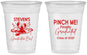Custom Graduation 16 oz Soft Sided Clear Cups - Class Of 2027 Crawfish Boil | 130004