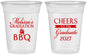 Custom Graduation 16 oz Soft Sided Clear Cups - Class Of 2027 Bbq | 130006