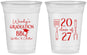 Custom Graduation 16 oz Soft Sided Clear Cups - Class Of 2027 Bbq | 130008