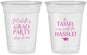 Custom Graduation 16 oz Soft Sided Clear Cups - Class Of 2027 Tassel Hassel | 130011