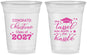 Custom Graduation 16 oz Soft Sided Clear Cups - Class Of 2027 Tassel Hassel | 130013