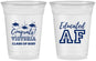 Custom Graduation 16 oz Soft Sided Clear Cups - Class Of 2027 Educated Af | 130017