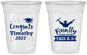 Custom Graduation 16 oz Soft Sided Clear Cups - Class Of 2027 Done With Bs | 130025