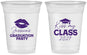 Custom Graduation 16 oz Soft Sided Clear Cups - Class Of 2027 Kiss My Class | 130041