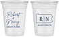 Custom Wedding 16 oz Soft Sided Clear Cups - Pennsylvania | 137