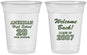 Custom Class Reunion 16 oz Soft Sided Clear Cups - Class Of 2007 20 Year | 140001