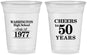 Custom Class Reunion 16 oz Soft Sided Clear Cups - Class Of 1977 50 Year | 140004