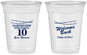 Custom Class Reunion 16 oz Soft Sided Clear Cups - Class Of 2017 10 Year | 140010